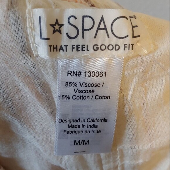 NWT L Space Play it Cool Lined Striped Shorts Sz M NEW - Picture 8 of 10